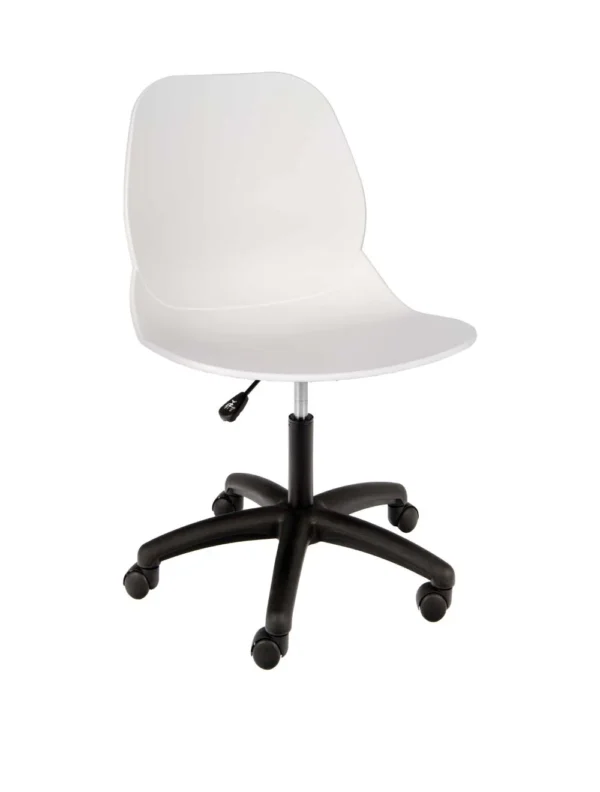 Shoreditch ECO Shell Office Chair (BLK) White