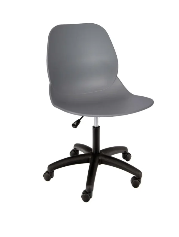 Shoreditch ECO Shell Office Chair (BLK) Grey