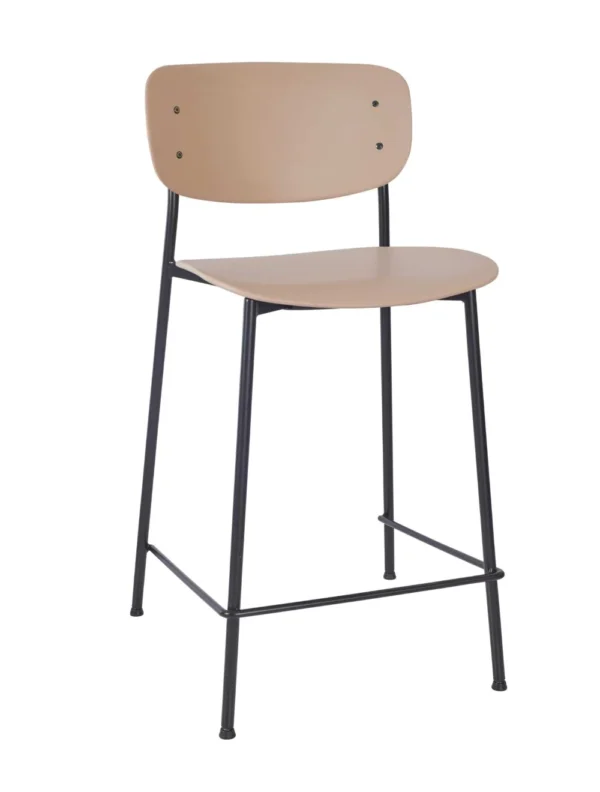 Greenwich Mid Height Stool-Taupe