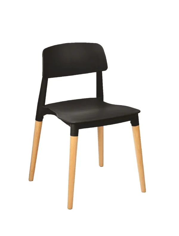 Luna Side Chair Black