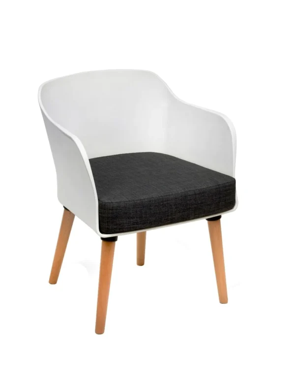Poppy Tub Chair (4 leg) White