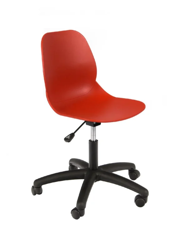 Shoreditch Office Chair (Black Base) Red