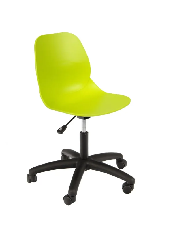 Shoreditch Office Chair (Black Base) Lime