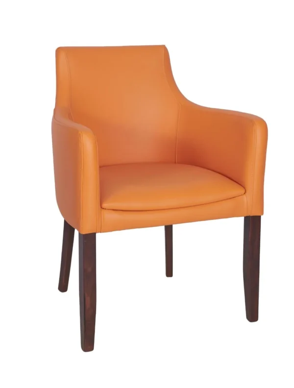 Repton Armchair - Walnut / Ochre