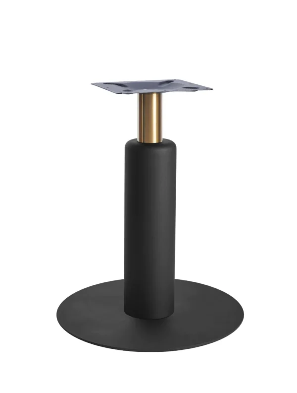 Titan Lrg Base (Black)  Dining (Brass)  250mm Slv (Black)