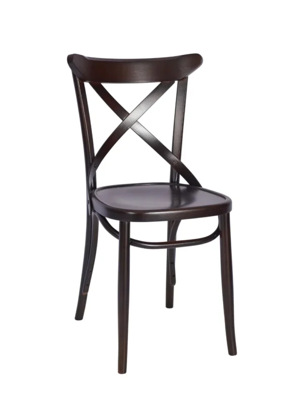 Victoria Side Chair (Bistro) Veneer / Solid Beech Cross Back
