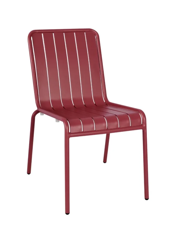 Biarritz Side Chair EPC Aluminium / Masala