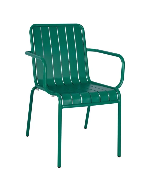 Biarritz Armchair EPC Aluminium / Green