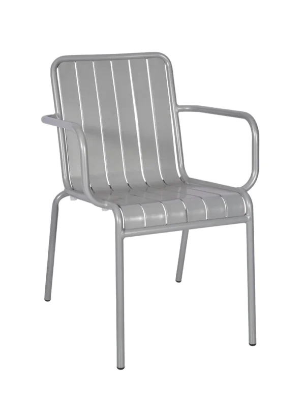 Biarritz Armchair EPC Aluminium / Light Grey