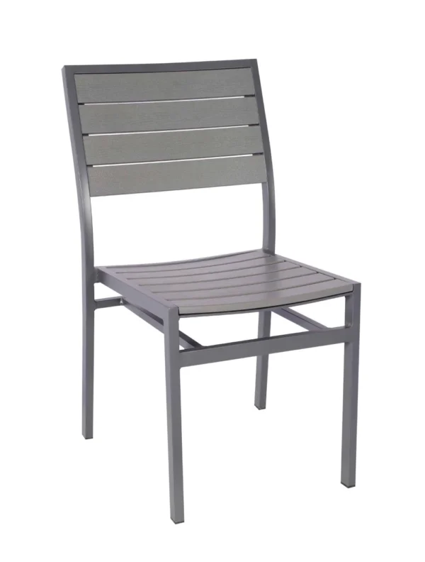 Villa Side Chair No Wood / EPC Aluminium