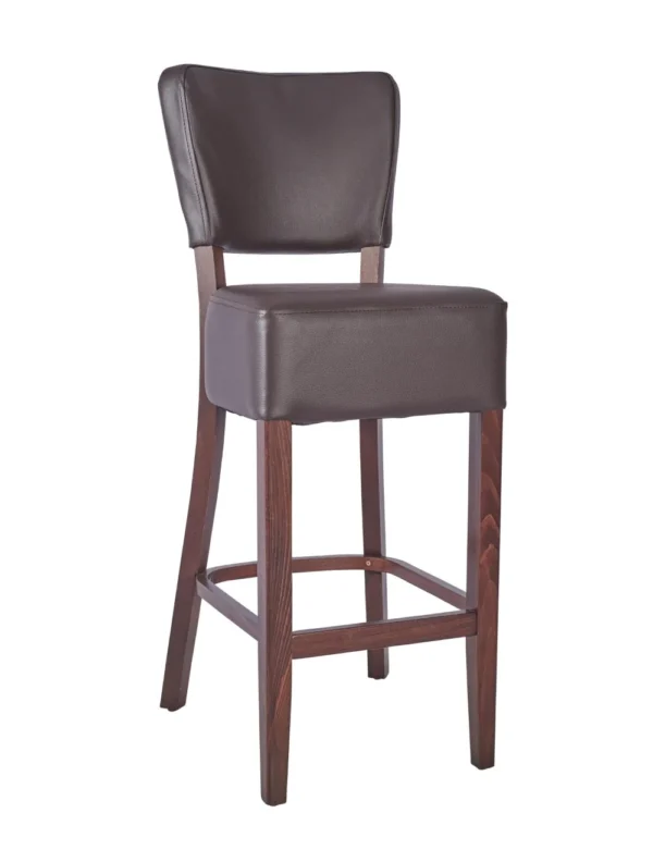 Trent High Stool UPH - Walnut / Mocha