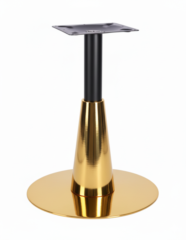 Ares Sml Base (Brass)  Poseur (Black)  400mm Slv (Black)