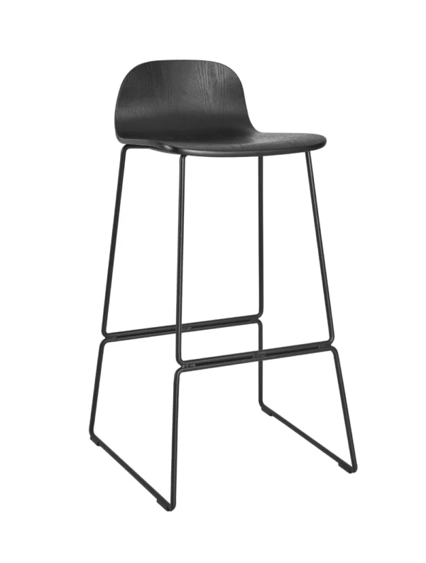 Copenhagen Stool 750 Skid Frame (Black) Black