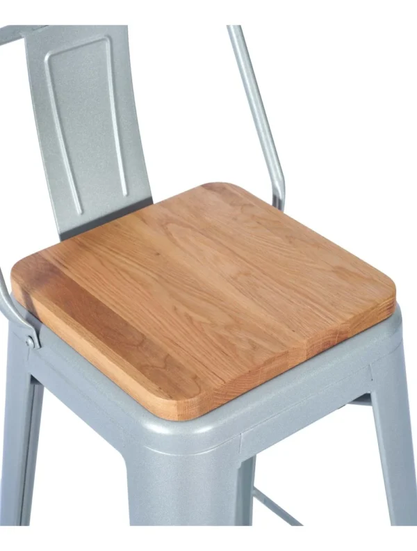 Paris Stool Wooden Seat
