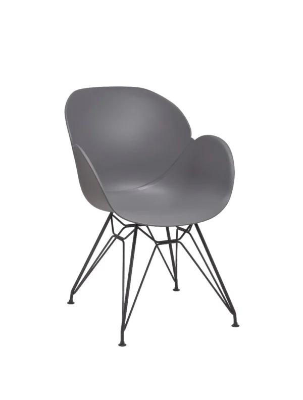 Shoreditch UPH Armchair - M Frame (Black) Grey