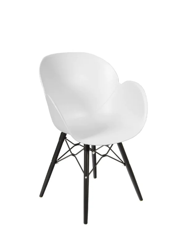 Shoreditch Armchair - K Frame (Black) White