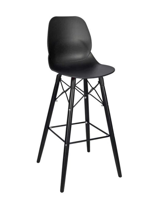 Shoreditch Poseur Height Stool - K Frame (Black) Black
