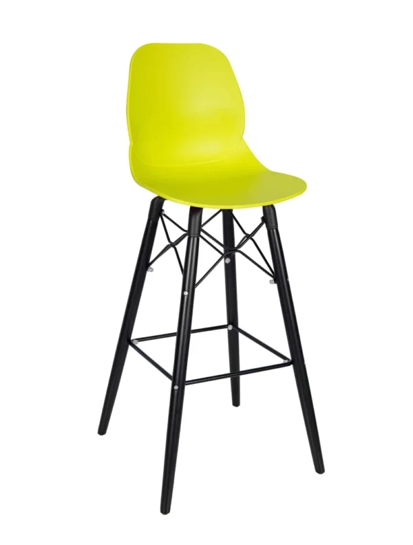 Shoreditch Poseur Height Stool - K Frame (Black) Lime
