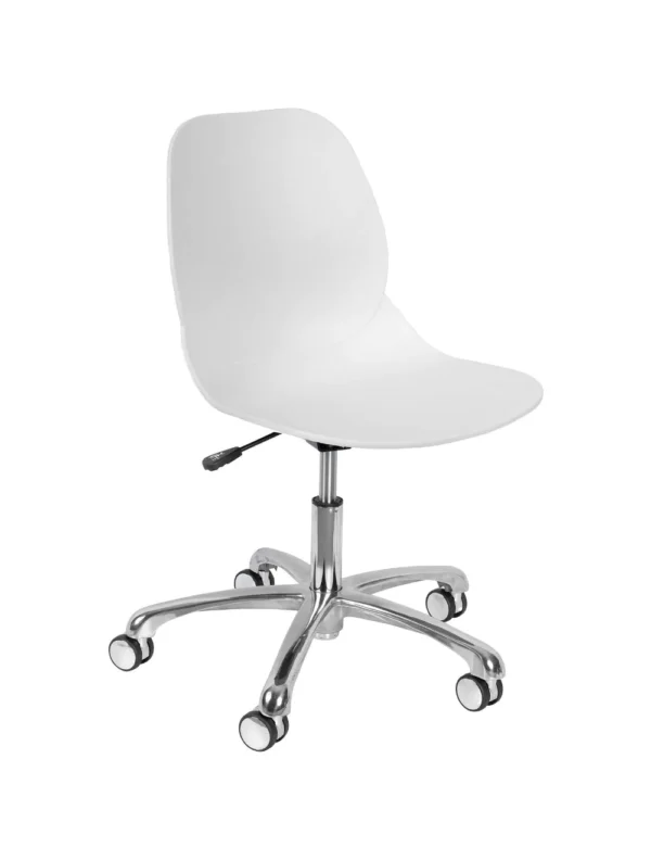 Shoreditch Office Chair (Aluminium Base) White