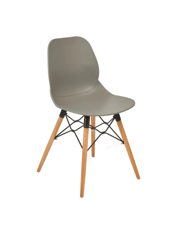Shoreditch Side Chair - K Frame (Beech) Grey