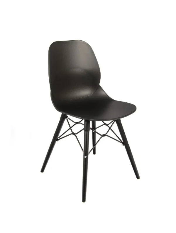Shoreditch Side Chair - K Frame (Black) Black