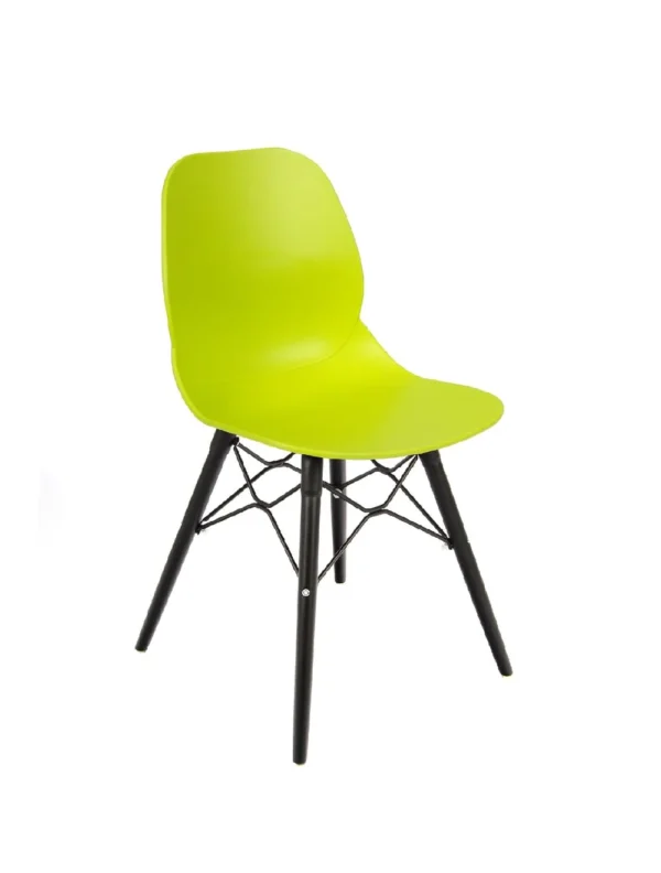 Shoreditch Side Chair - K Frame (Black) Lime