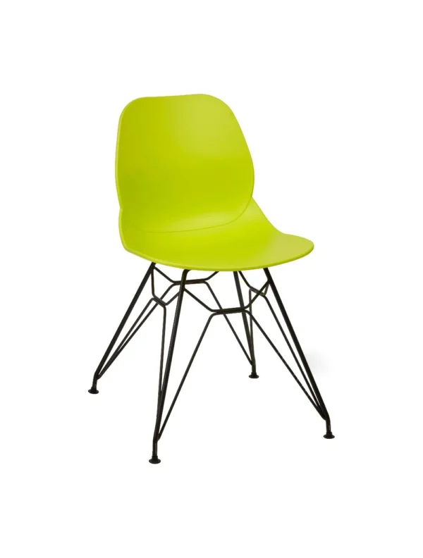 Shoreditch Side Chair - M Frame (Black) Lime