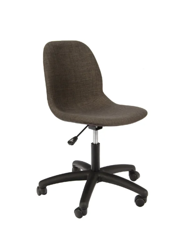 Shoreditch UPH Office Chair (Black Base) Grey Fabric / Black Base