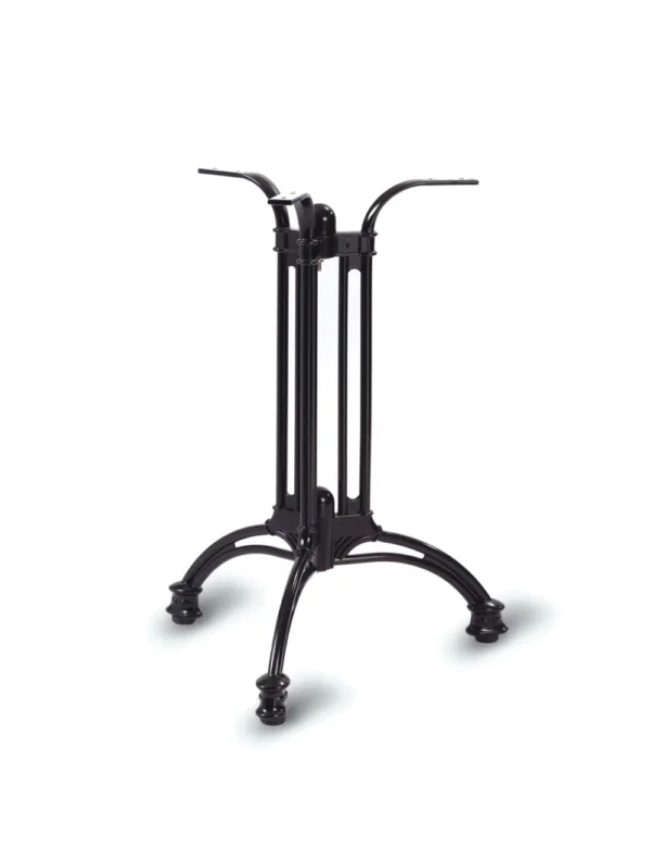 Continental - 3 Leg Dining Base Black / Cast Aluminium EPC (Stainless Steel Bolts)