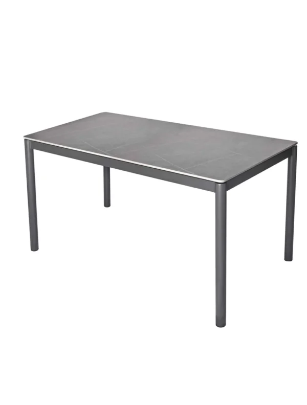 Malaga Table - RC140 Sintered Stone Top / EPC Grey frame