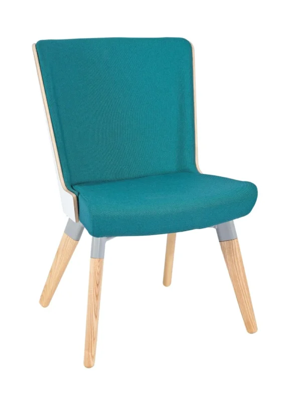 Skapa Side Chair (WHT Laminate) with 4 Leg (Lacq) RFU / Lacquered Finish