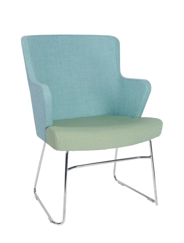 Skapa Armchair - Skid RFU / Chrome Finish