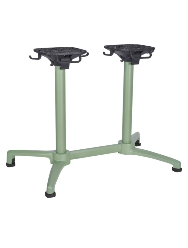 Altea Table Base - Twin Pedestal  Green