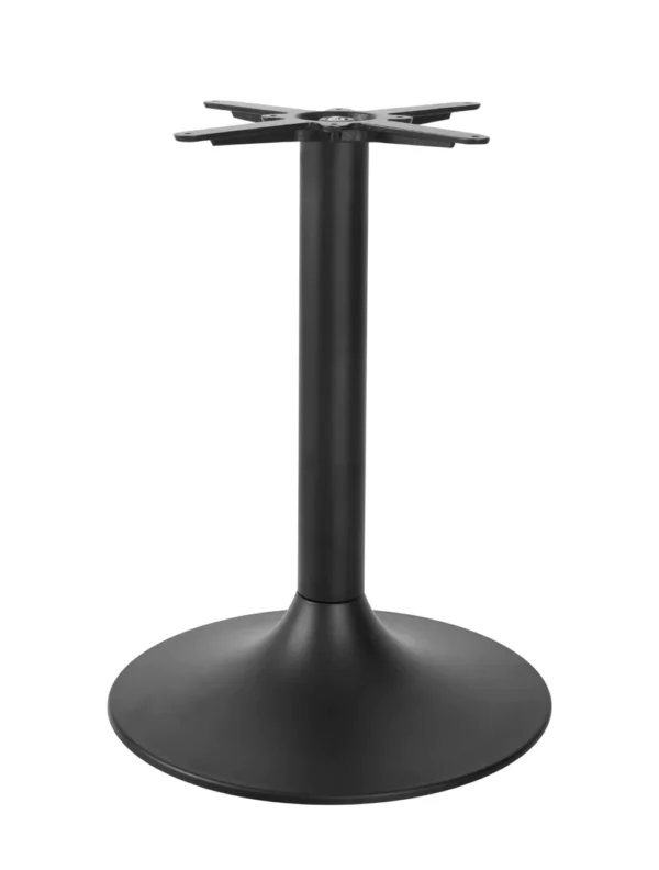 Trumpet Medium Lounge Base - Black Finish EPC Black / Steel Base & Column