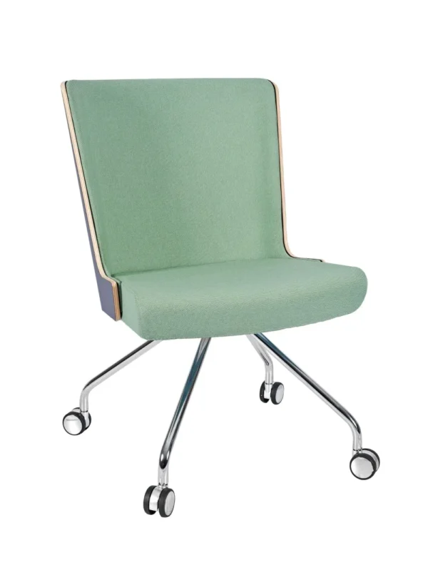 Skapa Side Chair (Anth Laminate) - Spider Base RFU / Chrome Finish