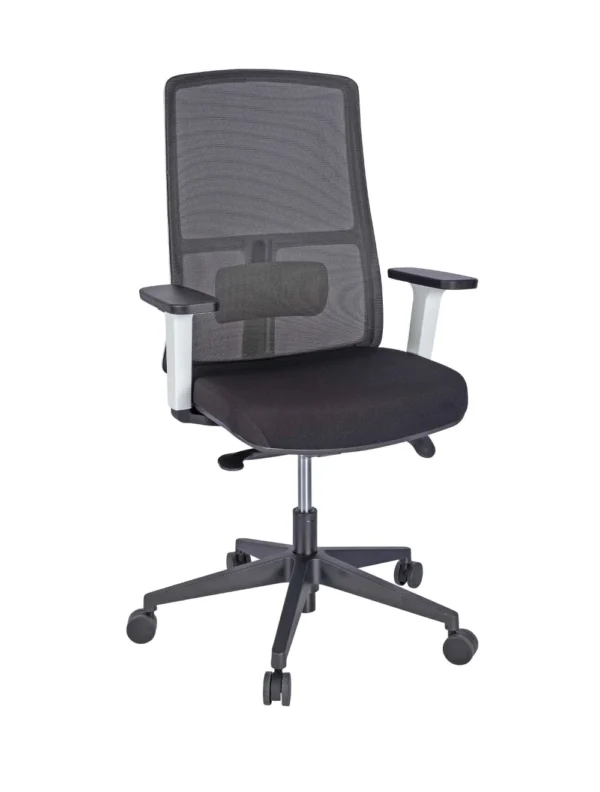 ARC Office Chair - White White / Mesh Back (UPH: AD12 Arms with T727NS Mech)