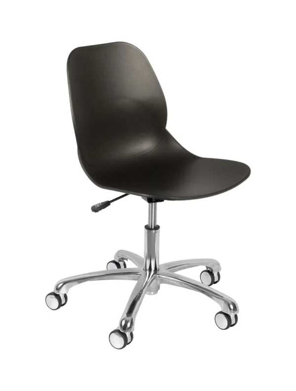 Shoreditch Office Chair (Aluminium Base) Black/Alu Base