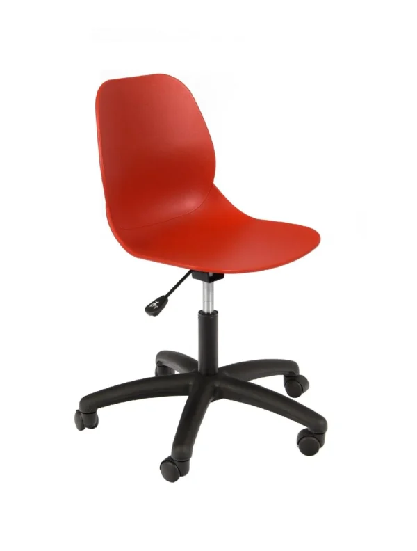 Shoreditch Office Chair (Black Base) Red /Black Base