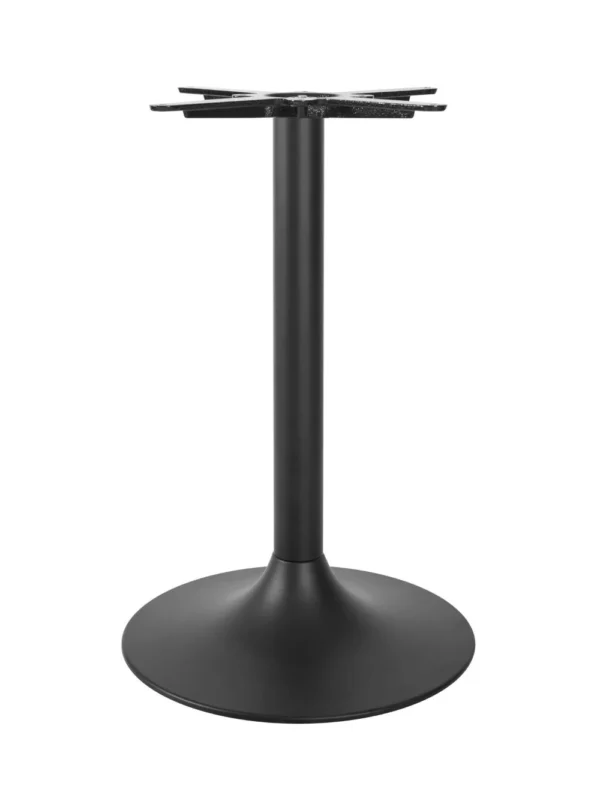 Trumpet Small Dining Base - Black Finish EPC Black / Steel Base & Column